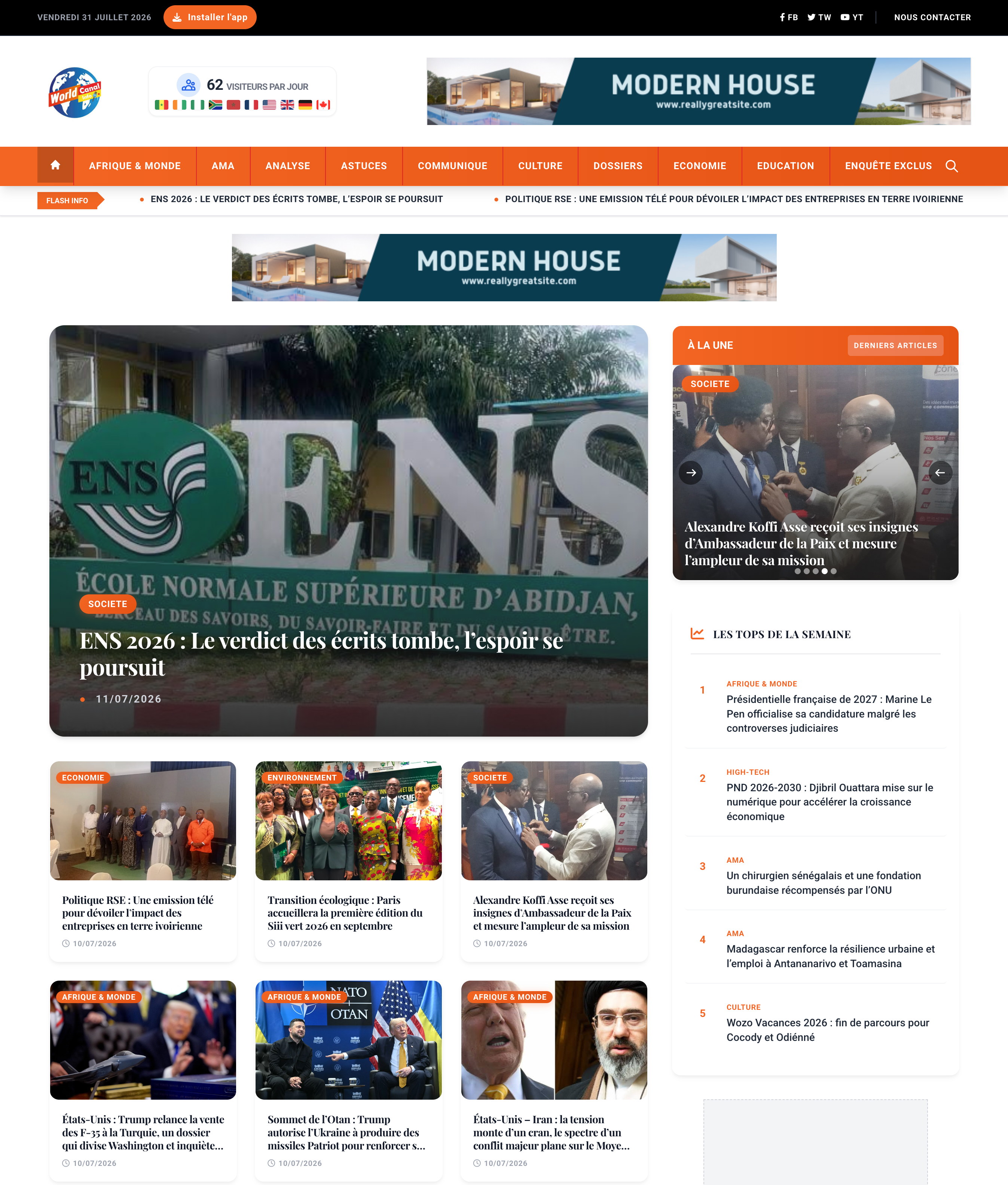 Journal en ligne